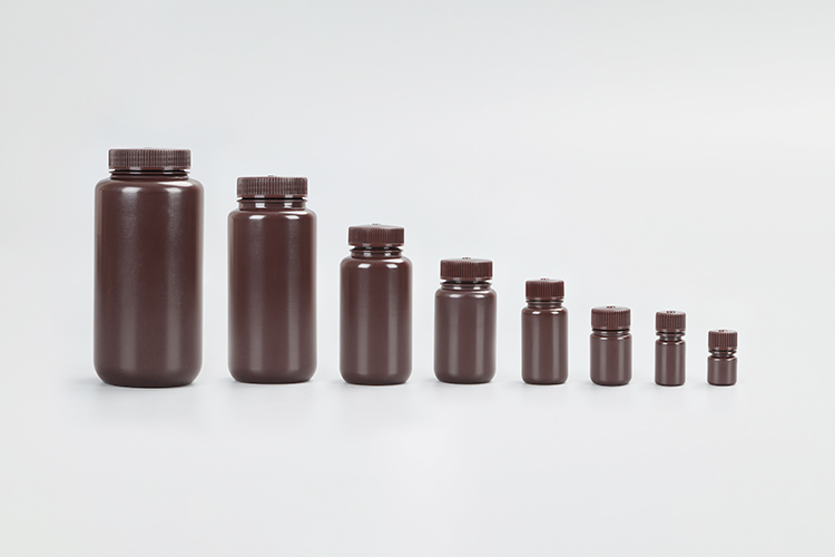 HDPE brúnt reagens flöskur